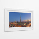 Horizonte nocturno de Dubái - Mohammad Rustam | Cuadro decorativo de Canvas Lab