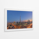 Horizonte nocturno de Dubái - Mohammad Rustam | Cuadro decorativo de Canvas Lab
