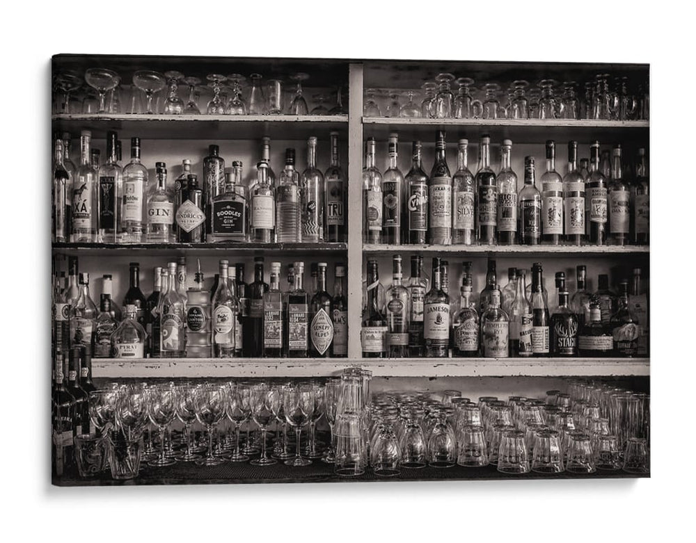 Licores de bar de época - Kurt Klein | Cuadro decorativo de Canvas Lab