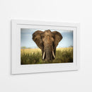 Majestuoso elefante africano simétrico - Alberto Ghizzi Panizza | Cuadro decorativo de Canvas Lab