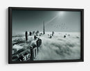 La ciudad de Dubái por encima de las nubes - Naufal | Cuadro decorativo de Canvas Lab