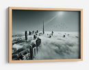 La ciudad de Dubái por encima de las nubes - Naufal | Cuadro decorativo de Canvas Lab