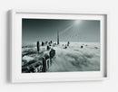 La ciudad de Dubái por encima de las nubes - Naufal | Cuadro decorativo de Canvas Lab