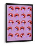 Patrón de labios - Nicholas | Cuadro decorativo de Canvas Lab
