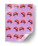 Patrón de labios - Nicholas | Cuadro decorativo de Canvas Lab