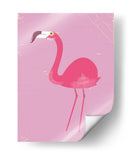 Pájaro flamenco - Nicholas | Cuadro decorativo de Canvas Lab
