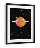 Planeta naranja retro - Nicholas | Cuadro decorativo de Canvas Lab