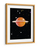 Planeta naranja retro - Nicholas | Cuadro decorativo de Canvas Lab
