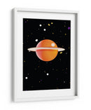 Planeta naranja retro - Nicholas | Cuadro decorativo de Canvas Lab
