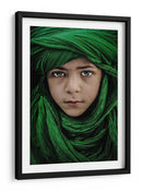 Niño con turbante verde - Saeed Dhahi | Cuadro decorativo de Canvas Lab
