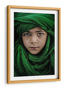 Niño con turbante verde - Saeed Dhahi | Cuadro decorativo de Canvas Lab