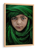 Niño con turbante verde - Saeed Dhahi | Cuadro decorativo de Canvas Lab