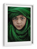 Niño con turbante verde - Saeed Dhahi | Cuadro decorativo de Canvas Lab