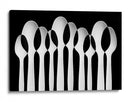 Patrón de cucharas blancas - Jacqueline Hammer | Cuadro decorativo de Canvas Lab