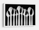 Patrón de cucharas blancas - Jacqueline Hammer | Cuadro decorativo de Canvas Lab