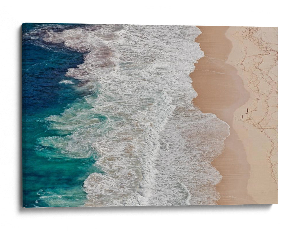 Olas de playa aéreas - Andreas Feldtkeller | Cuadro decorativo de Canvas Lab