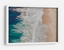 Olas de playa aéreas - Andreas Feldtkeller | Cuadro decorativo de Canvas Lab