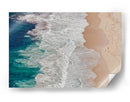 Olas de playa aéreas - Andreas Feldtkeller | Cuadro decorativo de Canvas Lab