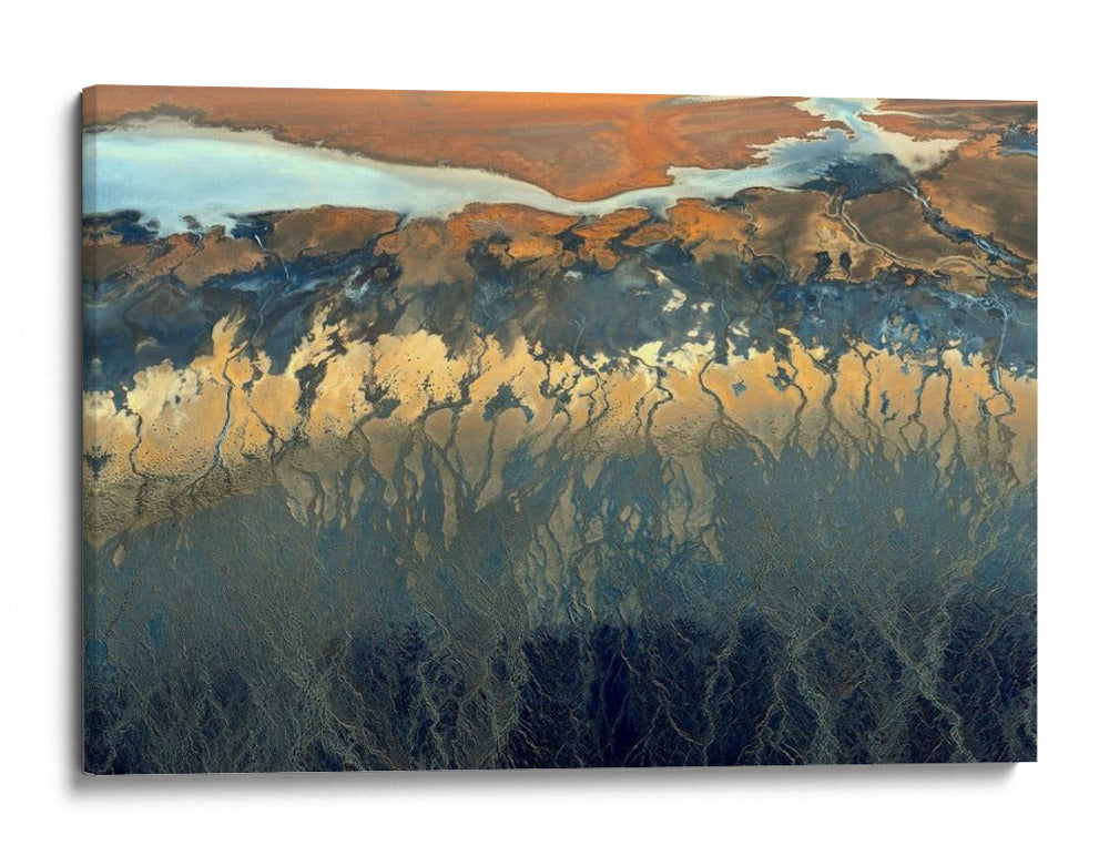 Patrones de los ríos del desierto - Tanja Ghirardini | Cuadro decorativo de Canvas Lab