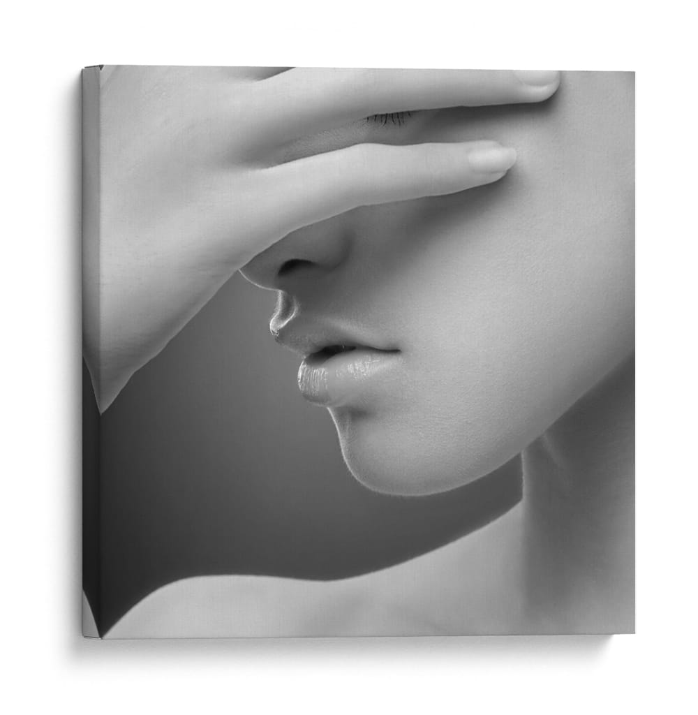 Perfil elegante misterioso - Widi Hardhanu | Cuadro decorativo de Canvas Lab
