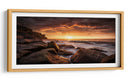 Puesta de sol dorada en la costa - Grant Galbraith | Cuadro decorativo de Canvas Lab