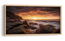 Puesta de sol dorada en la costa - Grant Galbraith | Cuadro decorativo de Canvas Lab