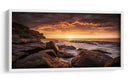 Puesta de sol dorada en la costa - Grant Galbraith | Cuadro decorativo de Canvas Lab