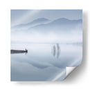 Pescador del lago brumoso - Jose Beut | Cuadro decorativo de Canvas Lab