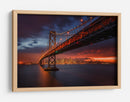 Puente de la bahía por la noche - Toby Harriman | Cuadro decorativo de Canvas Lab
