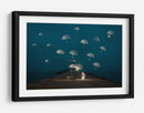 Noche de paraguas flotantes - Alexandar Lazarov | Cuadro decorativo de Canvas Lab