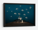 Noche de paraguas flotantes - Alexandar Lazarov | Cuadro decorativo de Canvas Lab