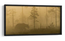 Oso en la niebla dorada - Svein Ove Linde | Cuadro decorativo de Canvas Lab
