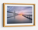 Puesta de sol en un puente tranquilo - Jesus M. Garcia | Cuadro decorativo de Canvas Lab
