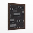Reproductores de música de radio y cinta - Nicholas | Cuadro decorativo de Canvas Lab