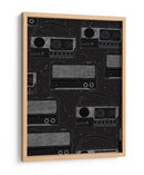 Reproductores de música de radio y cinta - Nicholas | Cuadro decorativo de Canvas Lab