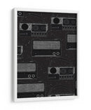 Reproductores de música de radio y cinta - Nicholas | Cuadro decorativo de Canvas Lab