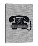 Teléfono de disco antiguo - Nicholas | Cuadro decorativo de Canvas Lab