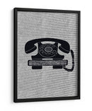 Teléfono de disco antiguo - Nicholas | Cuadro decorativo de Canvas Lab