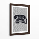 Teléfono de disco antiguo - Nicholas | Cuadro decorativo de Canvas Lab