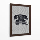 Teléfono de disco antiguo - Nicholas | Cuadro decorativo de Canvas Lab