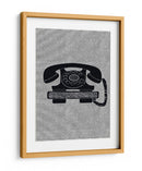 Teléfono de disco antiguo - Nicholas | Cuadro decorativo de Canvas Lab