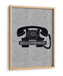 Teléfono de disco antiguo - Nicholas | Cuadro decorativo de Canvas Lab