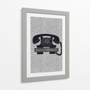 Teléfono de disco antiguo - Nicholas | Cuadro decorativo de Canvas Lab