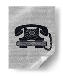 Teléfono de disco antiguo - Nicholas | Cuadro decorativo de Canvas Lab