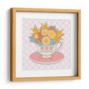 Taza de té de flores - Hiroko Hashimoto | Cuadro decorativo de Canvas Lab