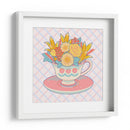 Taza de té de flores - Hiroko Hashimoto | Cuadro decorativo de Canvas Lab