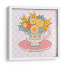 Taza de té de flores - Hiroko Hashimoto | Cuadro decorativo de Canvas Lab