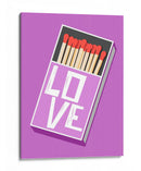 Romance de cerillas - Love - Andreas Magnusson | Cuadro decorativo de Canvas Lab