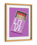 Romance de cerillas - Love - Andreas Magnusson | Cuadro decorativo de Canvas Lab