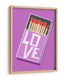 Romance de cerillas - Love - Andreas Magnusson | Cuadro decorativo de Canvas Lab